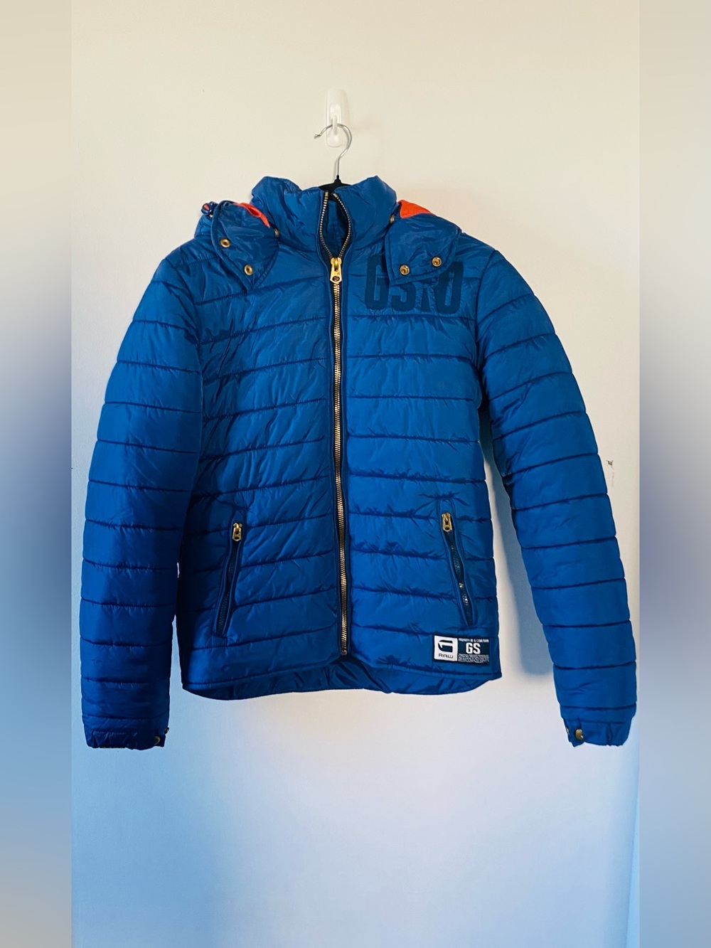 Men’s G-Star RAW Headon Hooded Puffer Jacket Size M Gorpcore Outdoor Winter EUC